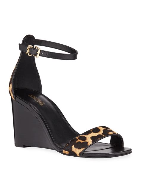 Michael Michael Kors Women's Fiona Leopard Print Calf Hair 